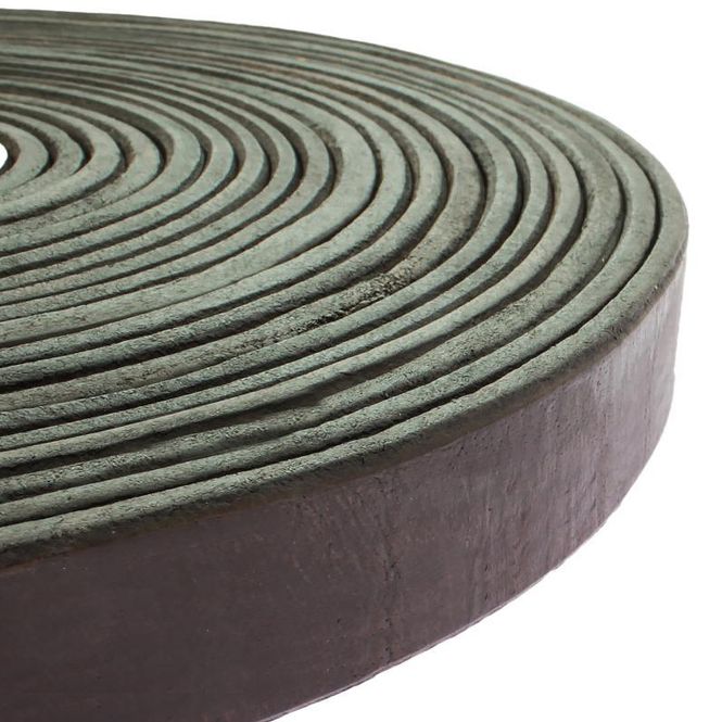 Hovedbilde Lærreim Brun - 25x4mm - pr. meter