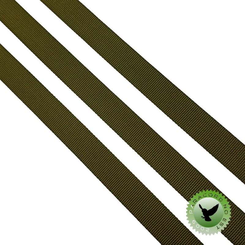 Vevd bånd 19mm - Coyote Brown