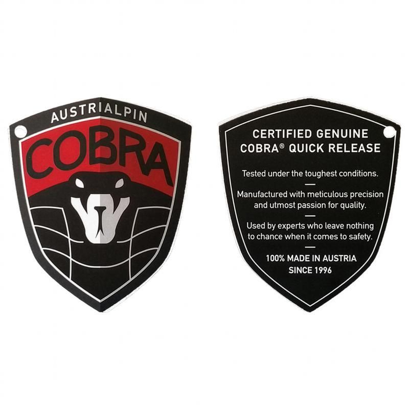 COBRA® FM aluminium 25 mm - Sort