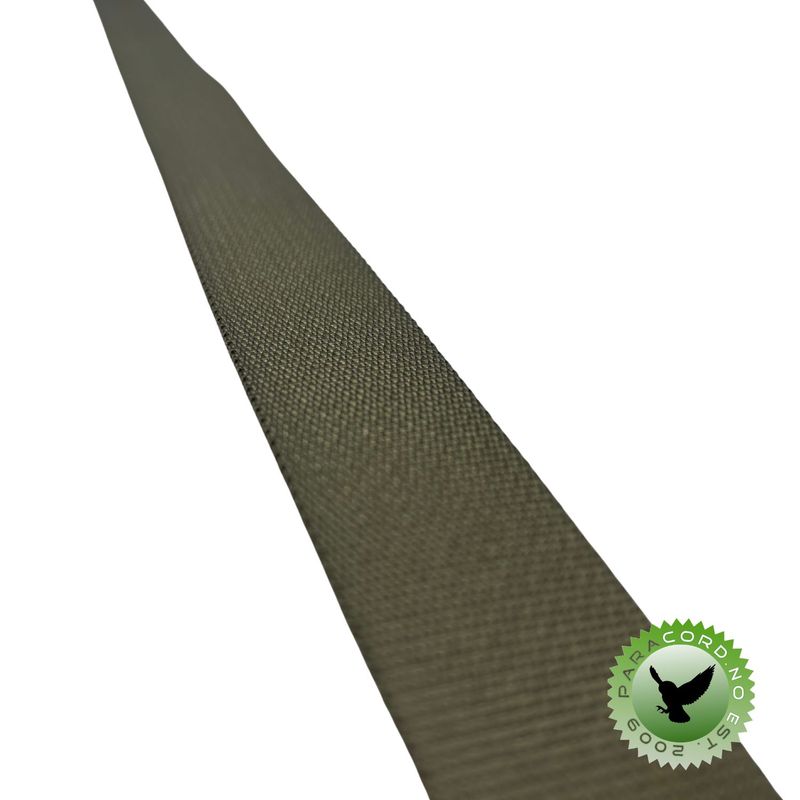 Vevd bånd 25mm - OD/NATO Green
