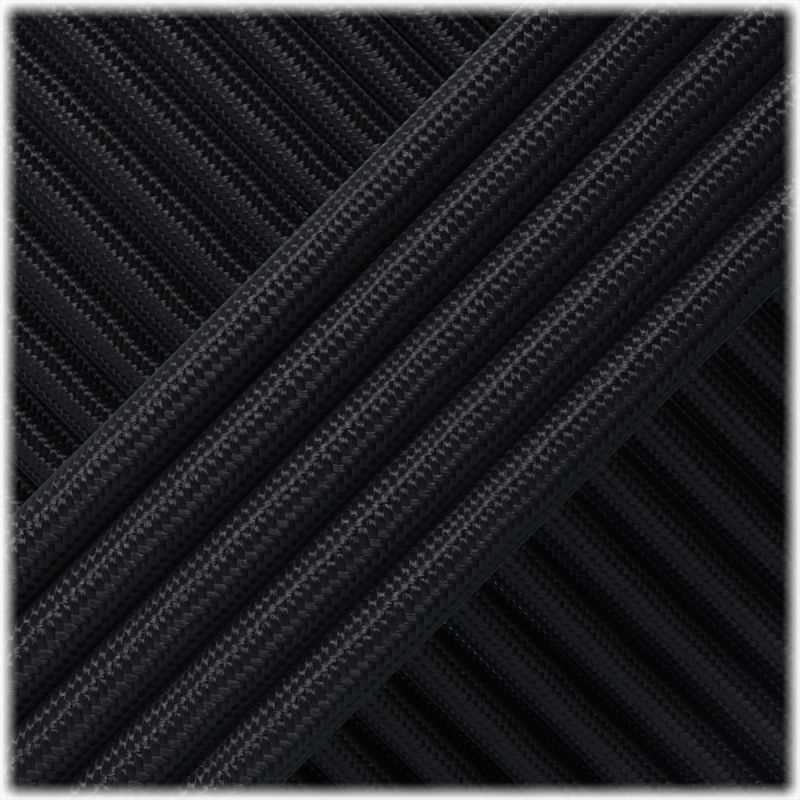 Nylon tau Sort - 6mm