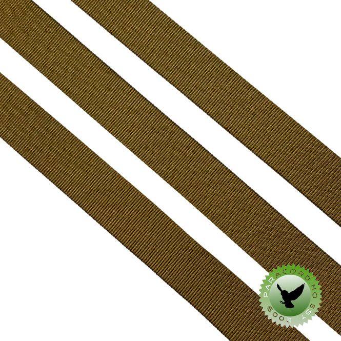 Hovedbilde Vevd bånd 25mm - Coyote Brown