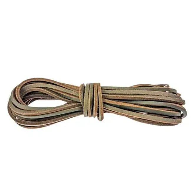 Hovedbilde Lærreim Brun - 4x4 mm - 10m bunt